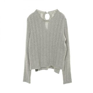 ミュウ ミュウ Miu Miu ニット 衣料品 トップス カシミヤ レディース グレー系 MMN399 【中古】(ニット/セーター)