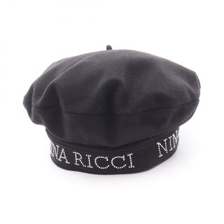 ニナリッチ(NINA RICCI)のニナリッチ NINA RICCI 帽子 ウール ナイロン レディース ブラック系 23AAA0084FEL017 【中古】(その他)