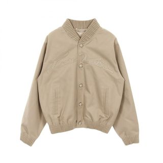 ルイヴィトン(LOUIS VUITTON)のルイ・ヴィトン LOUIS VUITTON エンブロイダードコットンブレンドボンバー 衣料品 アウター ポリエステル / コットン ベージュ メンズ ベージュ系 RM242MQ RM6 HRB40E 【中古】(その他)
