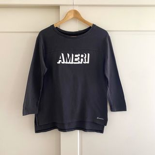 AMEIRCANA FREAKS フットボールTEE DEUXIEME ブラック