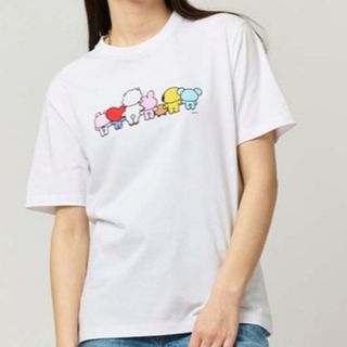 デザインティーシャツストアグラニフ(Design Tshirts Store graniph)の期間限定値下げ　グラニフ　BT21 バックショット　半袖Tシャツ(Tシャツ(半袖/袖なし))