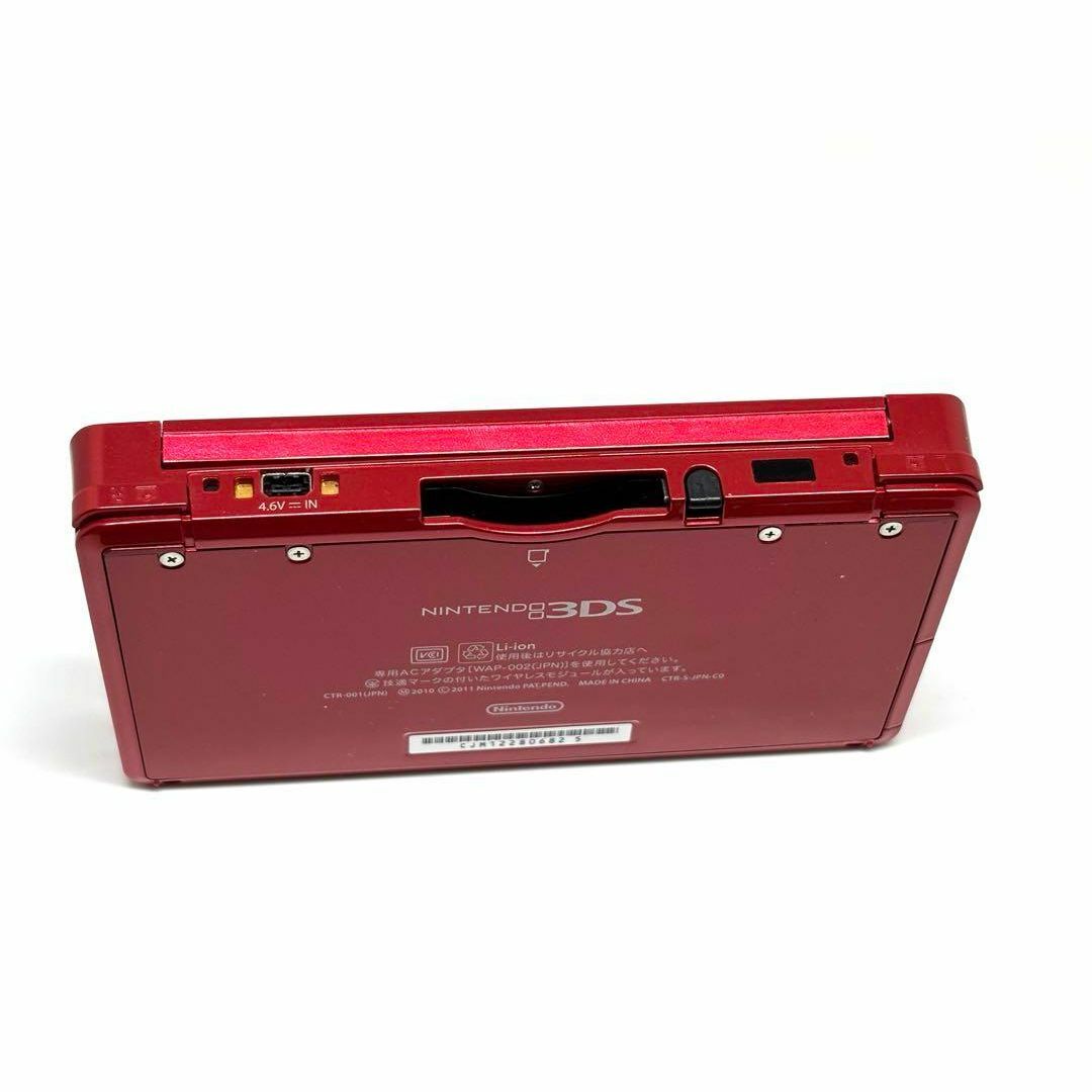 美品✨任天堂 Nintendo 3DS フレアレッド 本体のみ 動作品の通販