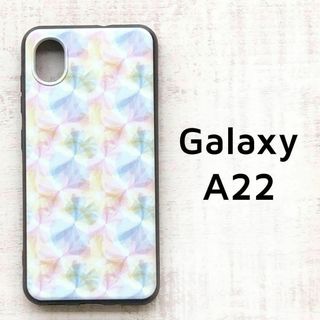 Galaxy A22 5G リボン柄 カバー