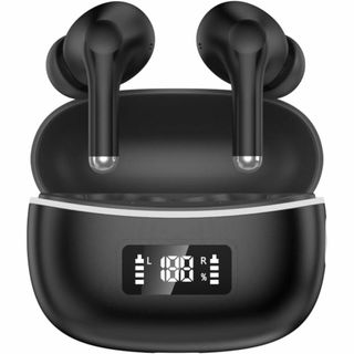 Bluetoothイヤホン ワイヤレスイヤホン AIスマート ENC通話 IPX(ヘッドフォン/イヤフォン)