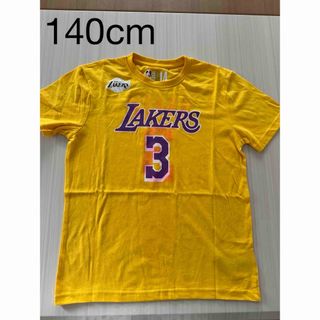 NBA Tシャツ　LAKERS レイカーズ　半袖Tシャツ　バスケ　綿140cm(Tシャツ/カットソー)