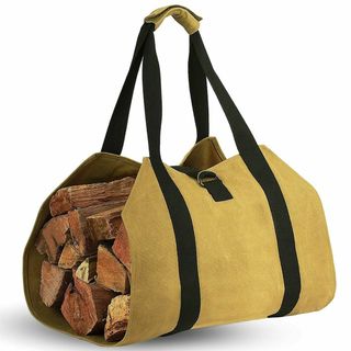OAKRAFT 薪バッグ ログキャリー キャンプ 薪ケース 薪トート ログバッグ