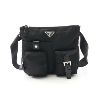 プラダ(PRADA)のプラダ PRADA VELA ウエストバッグ バッグ ナイロン レザー レディース ブラック系 BM0011 【中古】(ボディバッグ/ウエストポーチ)