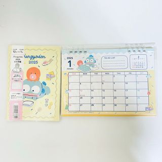 ハンギョドン　2025年　A6手帳　卓上カレンダーセット