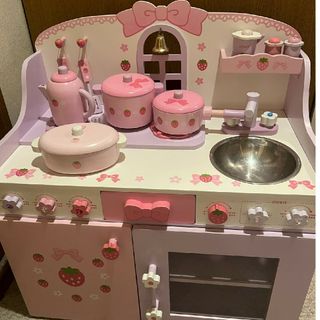 マザーガーデン リボンベル キッチン のいちご おままごと 確認用