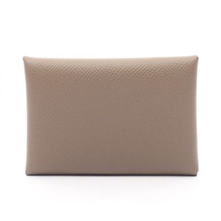 エルメス(HERMES)のエルメス HERMES カルヴィデュオ コインケース 財布 レザー ヴォーエプソン ヴォーエプソン レディース ベージュ系 【中古】(コインケース)
