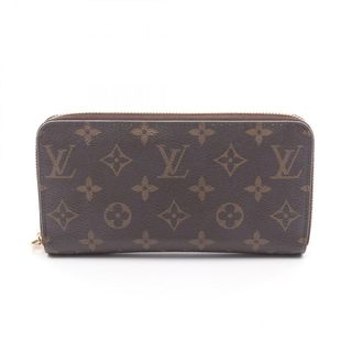 ルイヴィトン(LOUIS VUITTON)のルイ・ヴィトン LOUIS VUITTON ジッピーウォレット モノグラム ローズバレリーヌ ラウンド長財布 財布 レザー PVC レディース ブラウン系 / ピンク系 M41894 【中古】(財布)