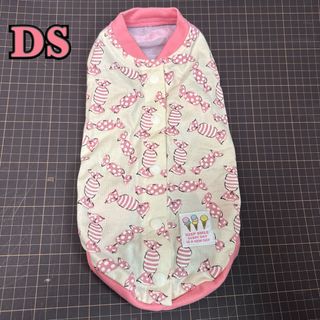 バックオープンベスト　キャンディピンク　DSサイズ　ハンドメイド　犬服