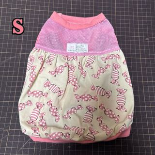 バルーンタンク キャンディピンク　Sサイズ　ハンドメイド　犬服