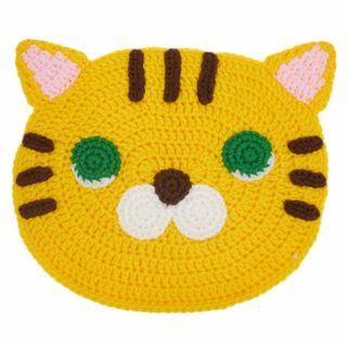 NASKA 編み物キット いちかわみゆきのあみぐるみ小物 トラネコのシートクッシ