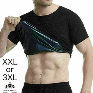 サウナスーツ 半袖 メンズ サウナグッズ 発汗 tシャツ インナー ランニング