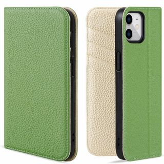 【在庫セール】VISOUL iPhone 12 対応 ケース 手帳型 本革 レザ