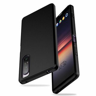 【サイズ:O5C-WBL-BM497】Xperia 1 II ケース ブラックS