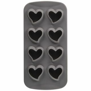 【特価商品】cotta 3Dシリコンモールド(ハート) グレー 21×10.5×