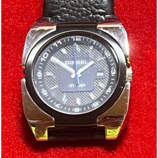 ディーゼル(DIESEL)の《ジャンク品》 DIESEL　ブラック文字盤メンズ時計 電池切れ(腕時計(アナログ))