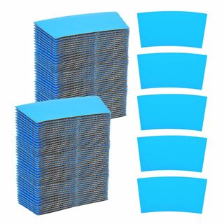 【在庫セール】uxcell 100個 使い捨てコーヒーカップスリーブ 紙コップ用