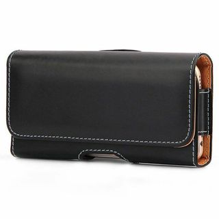 【在庫セール】Toprime ベルトケース 4.7インチ横型 ベルトポーチ レザ