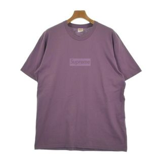 シュプリーム(Supreme)のSupreme シュプリーム Tシャツ・カットソー L 紫 【古着】【中古】【送料無料】(Tシャツ/カットソー(半袖/袖なし))