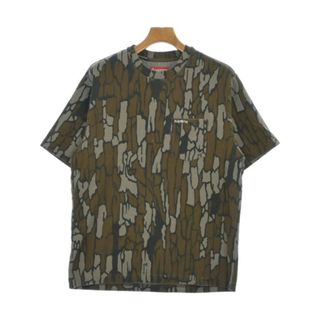 シュプリーム(Supreme)のSupreme シュプリーム Tシャツ・カットソー S グレー 【古着】【中古】【送料無料】(Tシャツ/カットソー(半袖/袖なし))