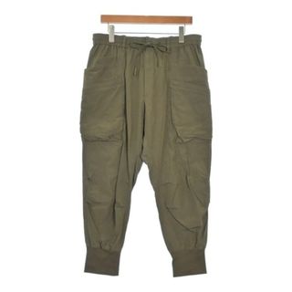 ワイスリー(Y-3)のY-3 ワイスリー カーゴパンツ M カーキ 【古着】【中古】【送料無料】(ワークパンツ/カーゴパンツ)