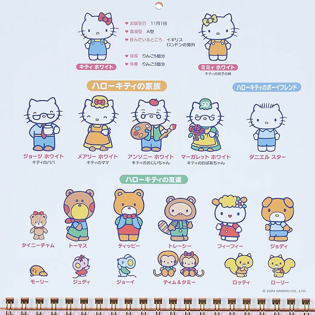 【特価商品】サンリオ(SANRIO) ウォールカレンダー M 2025年 ハロー その他のその他(その他)の商品写真