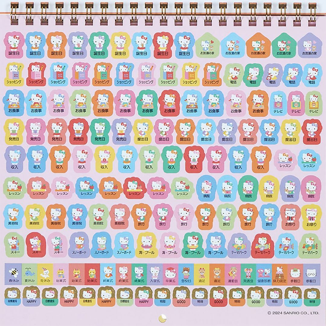 【特価商品】サンリオ(SANRIO) ウォールカレンダー M 2025年 ハロー その他のその他(その他)の商品写真