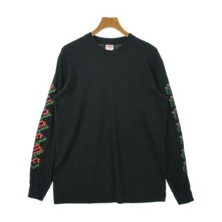 シュプリーム(Supreme)のSupreme シュプリーム Tシャツ・カットソー M 黒 【古着】【中古】【送料無料】(Tシャツ/カットソー(半袖/袖なし))