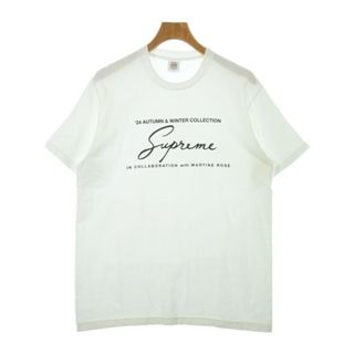 シュプリーム(Supreme)のSupreme シュプリーム Tシャツ・カットソー M 白 【古着】【中古】【送料無料】(Tシャツ/カットソー(半袖/袖なし))