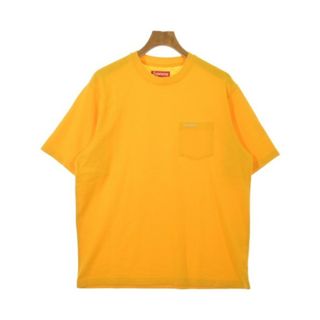 シュプリーム(Supreme)のSupreme シュプリーム Tシャツ・カットソー M 黄 【古着】【中古】【送料無料】(Tシャツ/カットソー(半袖/袖なし))