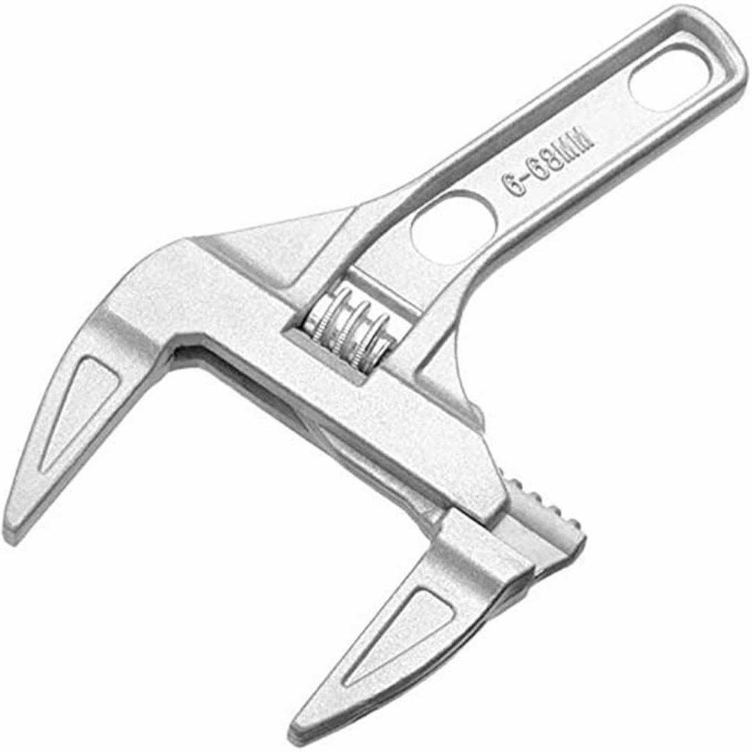 モンキーレンチ たて型 大開口 水栓レンチ 調整範囲6-68mm ハンドメイドのハンドメイド その他(その他)の商品写真