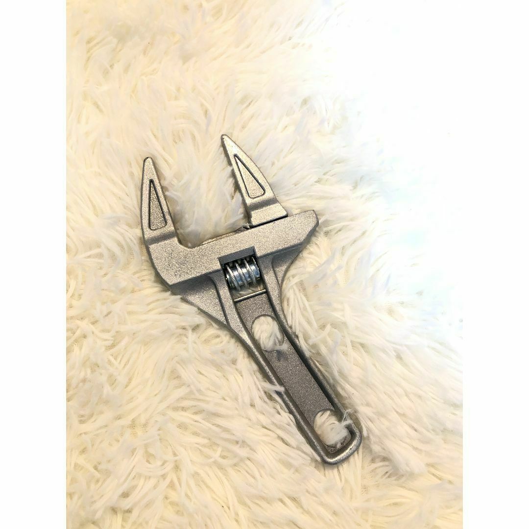 モンキーレンチ たて型 大開口 水栓レンチ 調整範囲6-68mm ハンドメイドのハンドメイド その他(その他)の商品写真