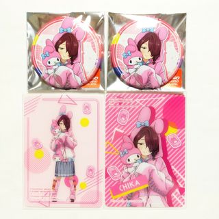負けヒロインが多すぎる！ サンリオ 小鞠知花 クリアカード 缶バッジ