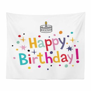 【数量限定】Coollooda バースデー タペストリー 誕生日 ガーランド 誕