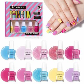 【新着商品】TOMICCA 子供 マニキュア はがせるマニキュア 水溶性ネイル (その他)