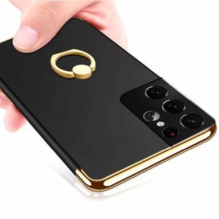 Samsung Galaxy S21 Ultra ケース リング付き 衝撃吸収 