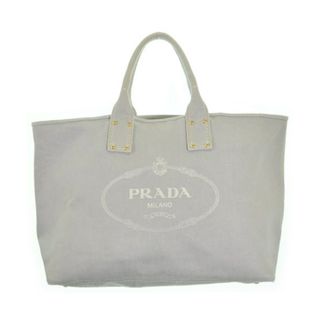 プラダ(PRADA)のPRADA プラダ トートバッグ  グレー 【古着】【中古】【送料無料】(トートバッグ)
