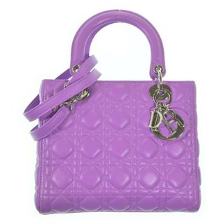 クリスチャンディオール(Christian Dior)のChristian Dior クリスチャンディオール ハンドバッグ  紫 【古着】【中古】【送料無料】(ハンドバッグ)