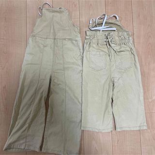 プティマイン　オーバーオール　オールインワン　姉妹お揃い