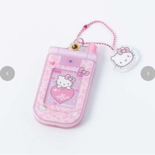 ピンク スライドガラケーキーホルダー キティ アベイル