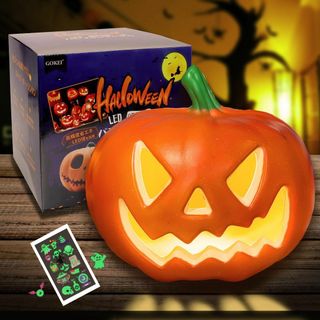 【特価商品】GOKEI ハロウィン 飾り カボチャ かぼちゃ LEDライト ラン