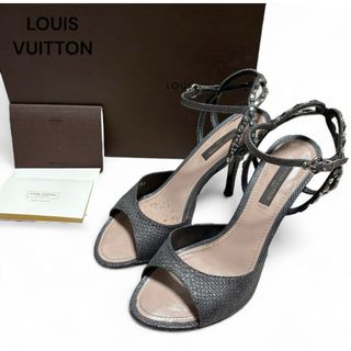 ルイヴィトン(LOUIS VUITTON)のLOUIS VUITTON ルイヴィトン ビジュー ヒールパンプス 36(ハイヒール/パンプス)