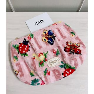 フェイラー(FEILER)の限定完売✶FEILER✶フェイラーアンドハイジ ピンク　ポーチ 未使用(ポーチ)