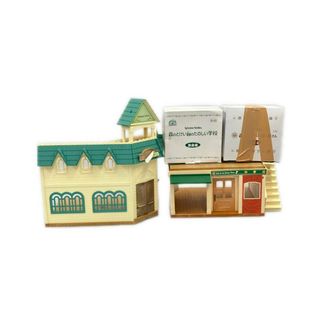 【中古】 シルバニアファミリー ドールハウス まとめ売りセット 森のとけい台のたのしい学校 他 エポック社(その他)