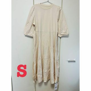 新品　セゾンドパピヨン　2WayTシャツワンピース　アイボリー　S