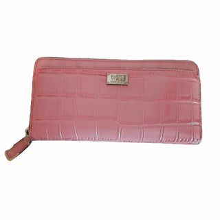コーチ(COACH)のCOACH クロコ 長財布 ピンク(財布)