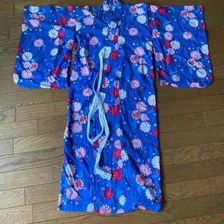 浴衣　女の子　110cm ハンドメイド　古着　祭り　花火大会